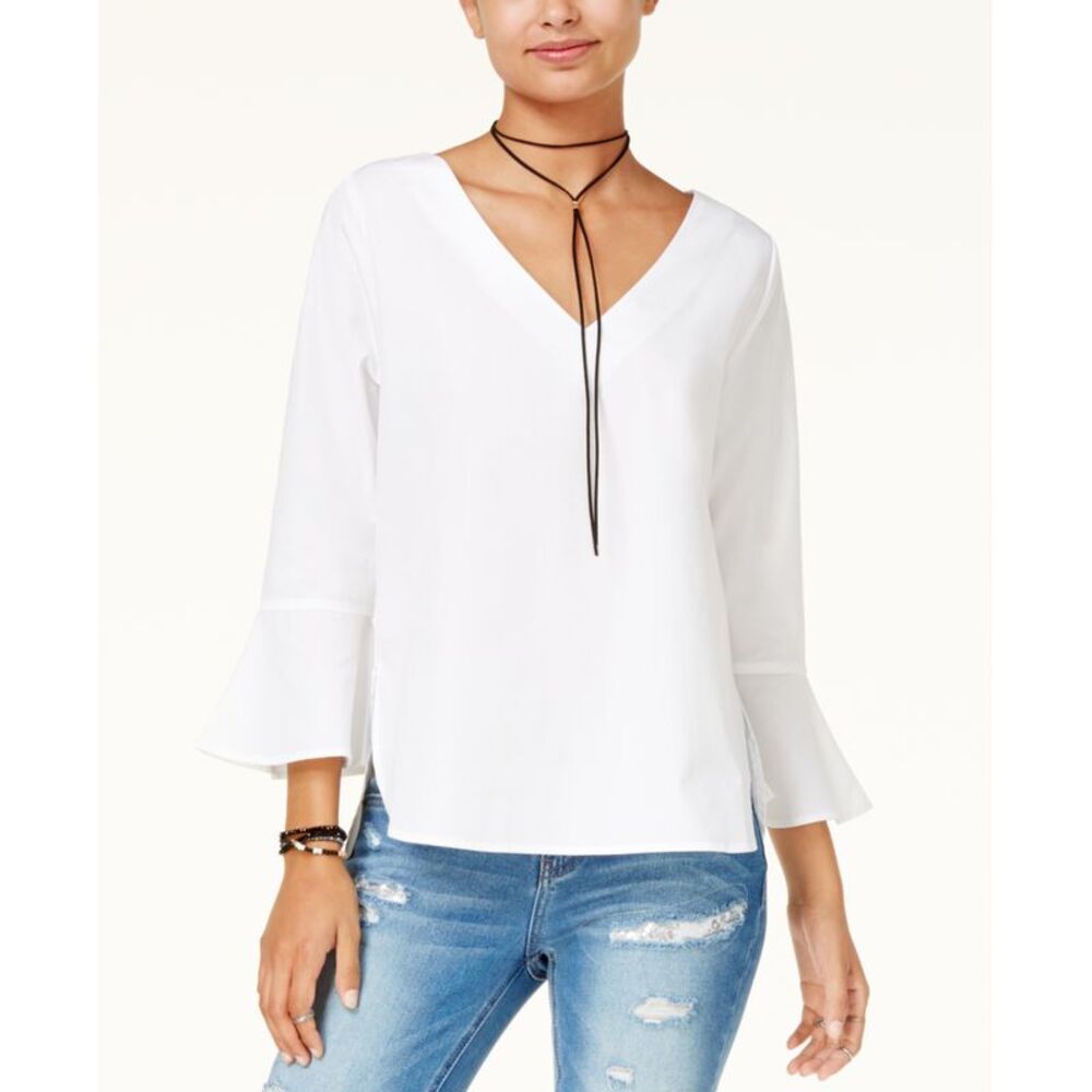 7 Sisters Juniors Ruffle Sleeve Top